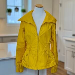 Steve Madden | Cinch Waist Yellow Rain Jacket
